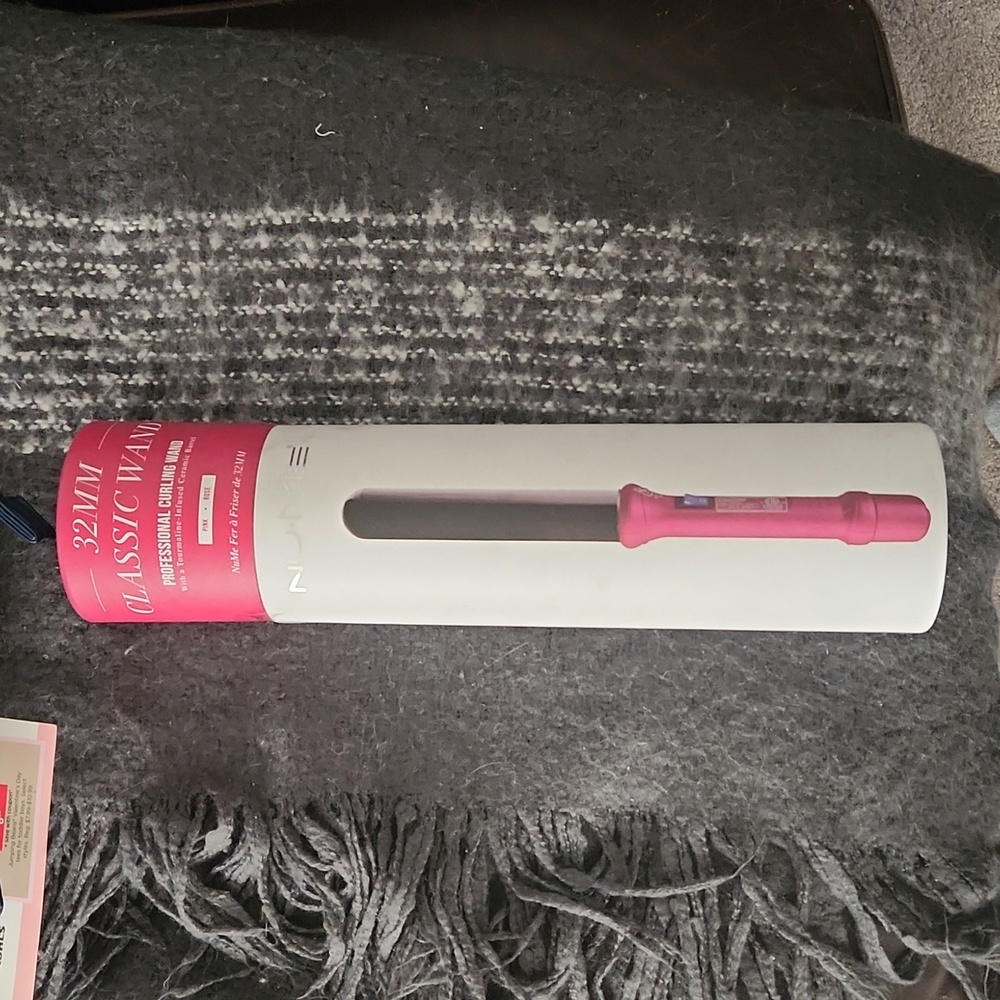 Nume 32mm Classic Curling Wand Tourmaline Infused Ceramic New NIB